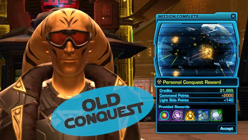 Completing an old Personal Conquest in SWTOR