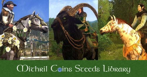 LOTRO Mithril Coins Steeds - Mounts from Past Festivals for MC