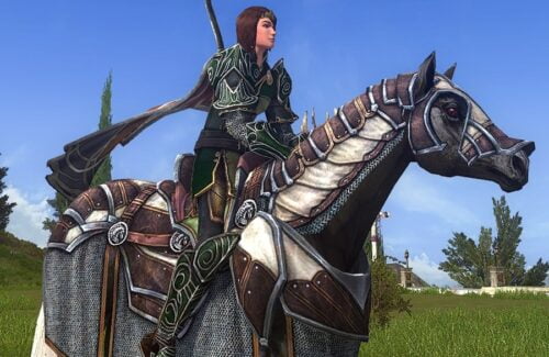 Prized Eorlingas Steed - one of the Armoured Rohan Reputation Horses