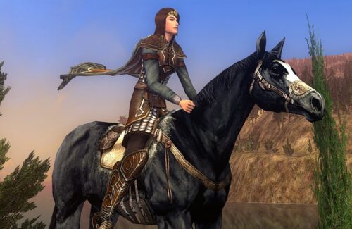 Smoky / Smokey-Black Steed - a gorgeous black horse from the Malledhrim of Mirkwood