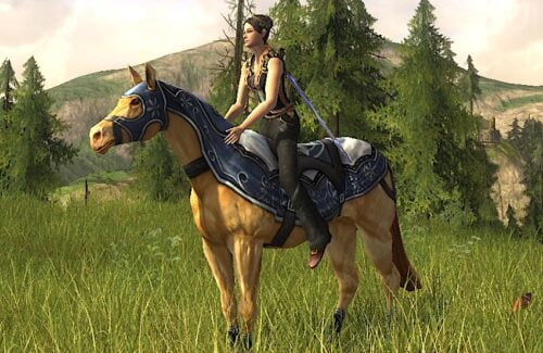 Snowy Steed - Mithril Coins Horse, LOTRO