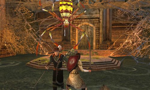 Spider Queen in Epic instance at Marshwater Fort in LOTRO