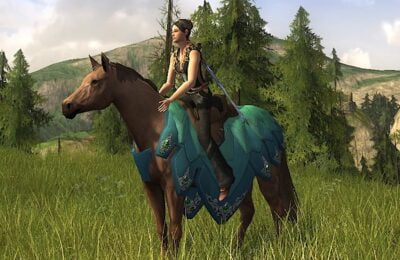 Steed of the Summer Sea - Mithril Coins Mount from Farmers Faire