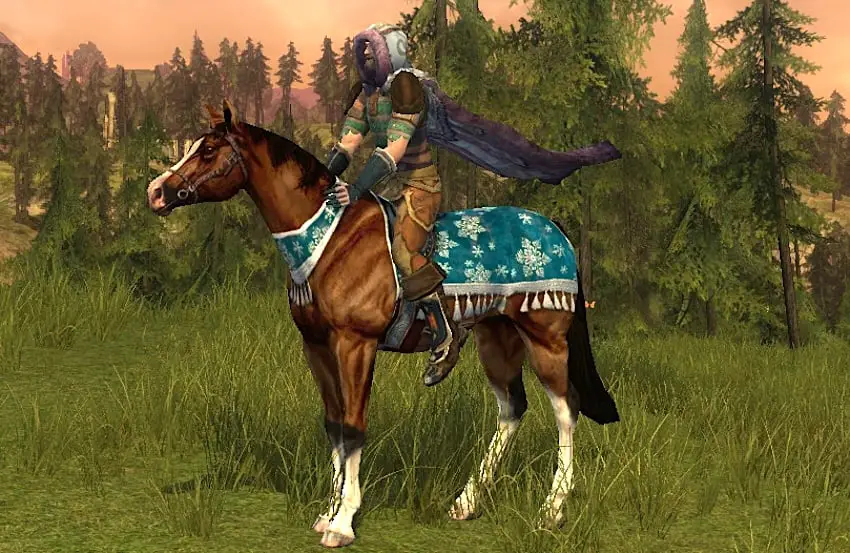 Yule Festival Steed - a Mithril Coins Horse