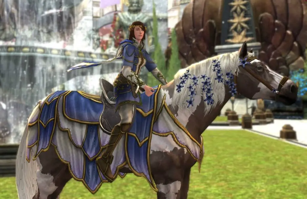 LOTRO Steed of Entwining Blossoms Mount Midsummer