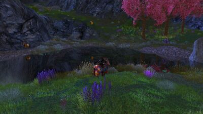 Sapphire Fireflies are found around this small pool of water in Ered Luin