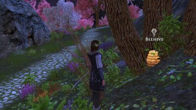 An example beehive for the Coming Home Midsummer Festival Quest