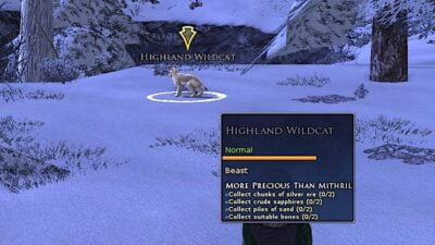 Highland Wildcat gives Suitable Bones for More Precious Than Mithril