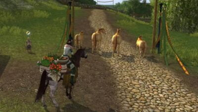LOTRO Horse Racing Track - the Shire
