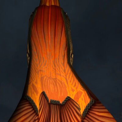 Cloak of the Gloaming Autumn (Hooded) - Back Cosmetic