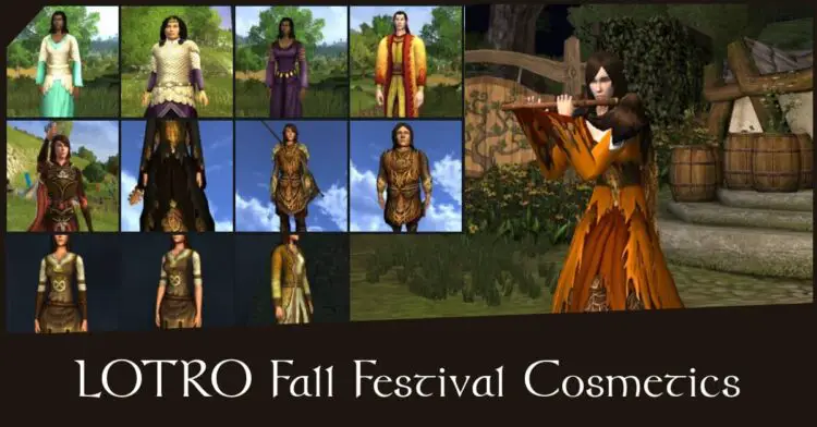 LOTRO Fall Festival Cosmetics - the outfit rewards you can buy with Festival Tokens