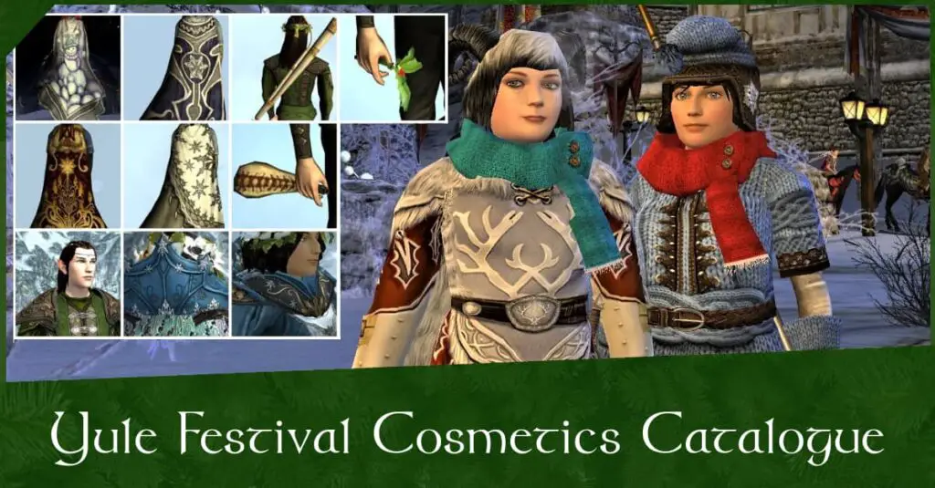 LOTRO Yule Festival Cosmetics for Outfits - Catalogue of Winter-tide Clothing