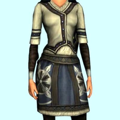 Snowy Tunic and Trousers - Upper Body Cosmetic - Yule Fest