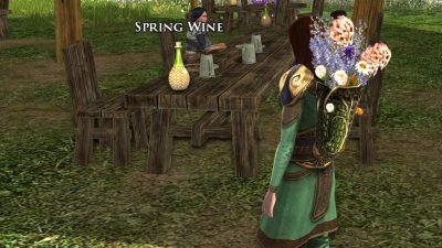 Get the Spring Wine from the Table