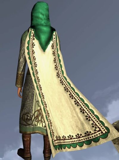 Hooded Cloak of the Mountain Meadow - LOTRO Spring Festival Back Cosmetic