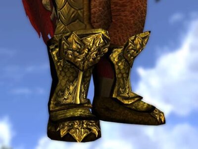 Boots of the Unflagging Dragon - LOTRO Anniversary Feet Cosmetic