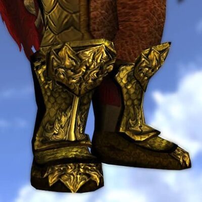 Boots of the Unflagging Dragon - LOTRO Anniversary Feet Cosmetic