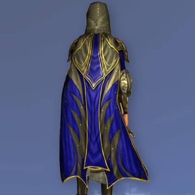 LOTRO Ceremonial Hooded Cloak of Remembrance - Anniversary Back Cosmetic
