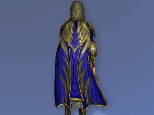 LOTRO Ceremonial Hooded Cloak of Remembrance - Anniversary Back Cosmetic