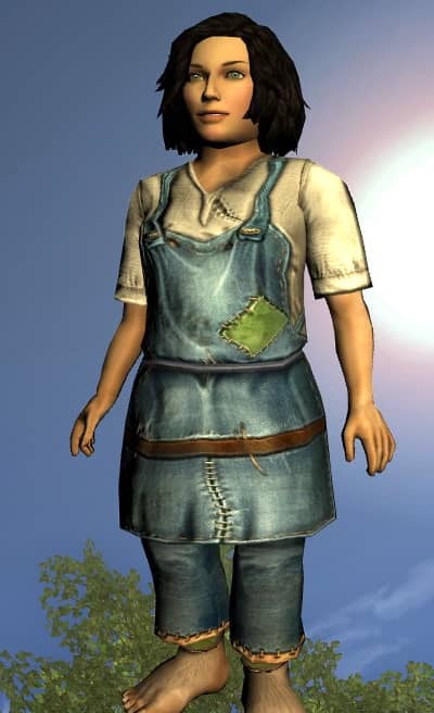 LOTRO Common Short-Sleeved Tunic and Trousers - Anniversary Upper Body Cosmetic (Steel Tokens)