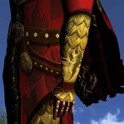 LOTRO Gloves of the Unflagging Dragon - Anniversary Hand Cosmetic