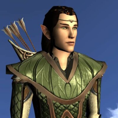 LOTRO Shoulders of the Waking Wood - Anniversary Shoulder Cosmetic