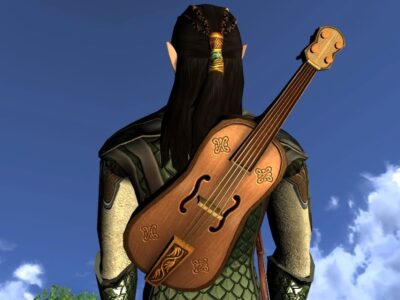 LOTRO Traveller's Trusty Fiddle - Anniversary Music Instrument and Cosmetic Weapon