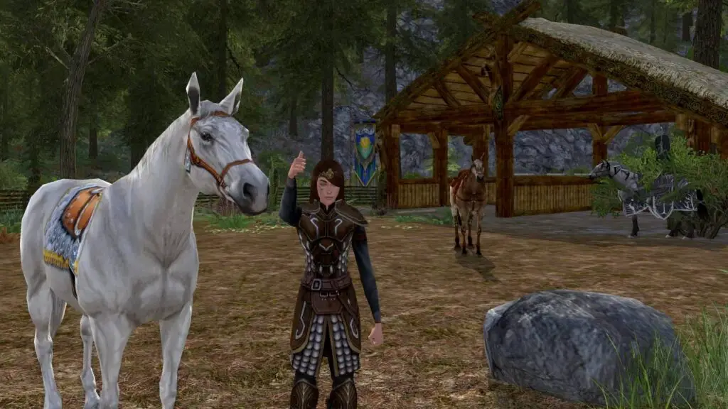 Rohan Housing lets you place your Mounts in Stables using Halters.
