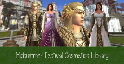LOTRO Midsummer Outfit Cosmetics Rewards Library