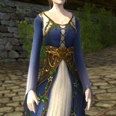 Dress of Entwining Blossoms of a Female High Elf