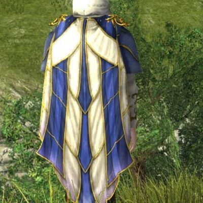 Hooded Cloak of Entwining Blossoms - LOTRO Midsummer 2021 Back Cosmetic