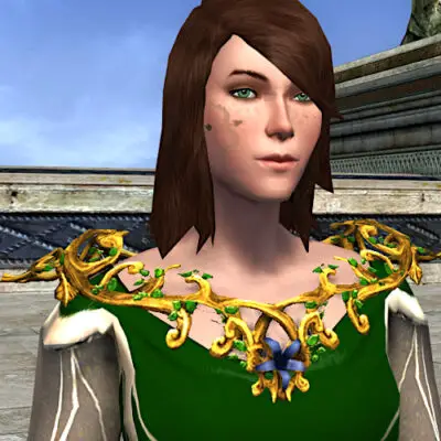 LOTRO Mantle of Entwining Blossoms - Midsummer Festival Cosmetic