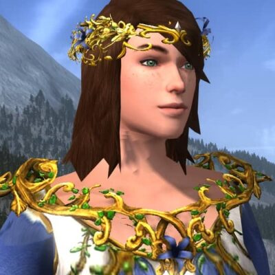 Mantle of Entwining Blossoms - LOTRO Midsummer Shoulders Cosmetic