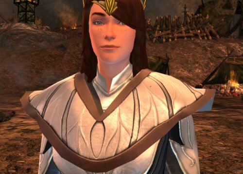 LOTRO Shoulders of the Waking Woods - White Dye