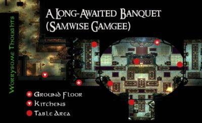 Map of Sam's Worrysome Thoughts - Samwise Gamgee Banquet Quest - LOTRO Midsummer