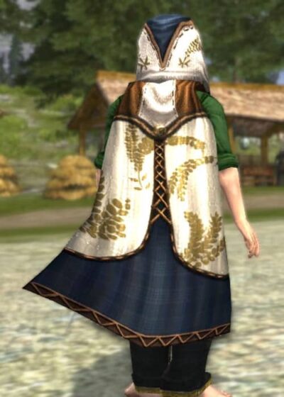 LOTRO Hooded Cloak of the Harvest - Farmer's Faire Back Cosmetic