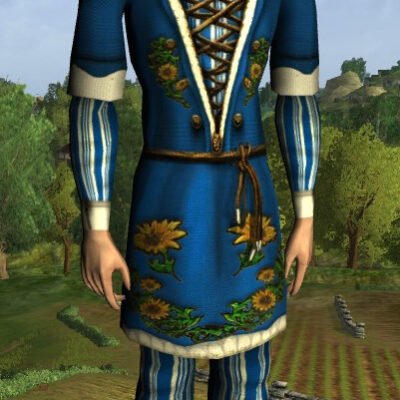 LOTRO Long-Sleeved Sunflower Tunic and Trousers - Male Elf