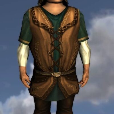 LOTRO Farmer's Fancy Tunic and Trousers - Upper Body - Male Hobbit