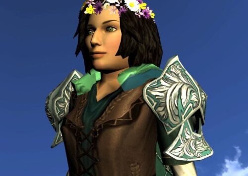 LOTRO Mantle of the Summer Sea - Farmers Faire Shoulders Cosmetic