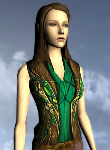 LOTRO Peacock Waistcoat - Female High Elf