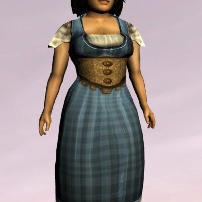 LOTRO Picnic Dress - Farmers Faire Upper Body Cosmetic - Female Hobbit