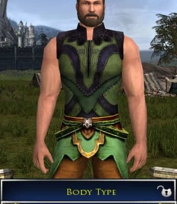 LOTRO Largest Body Type for a Male Race of Man