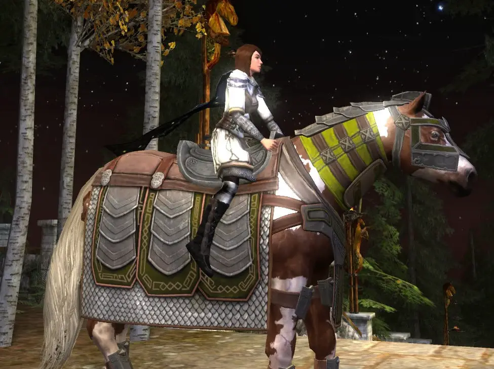 Fateful Gundabad War-Steed: Showing Dyed areas.