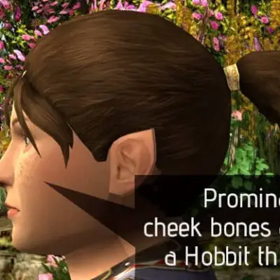 Prominent Cheek Bones are a Hobbit thing - Side View