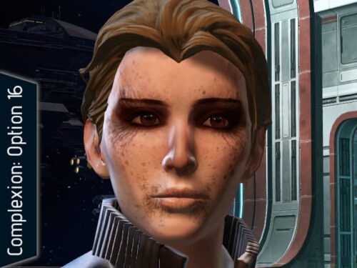 SWTOR Complexion Option 16, for the old, sinister look.