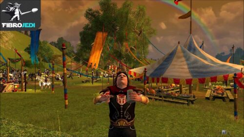 LOTRO Cooling Off Fountain Emote