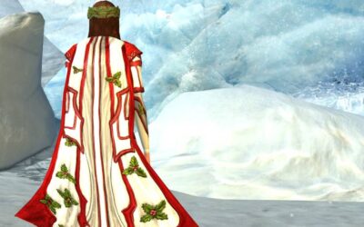 Cloak of Shire Holly Dyed White