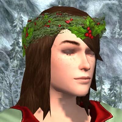 LOTRO Crown of Shire Holly - Yule Festival 2021 Head Cosmetic