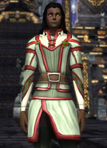 LOTRO Garments of Shire Holly - Female Beorning