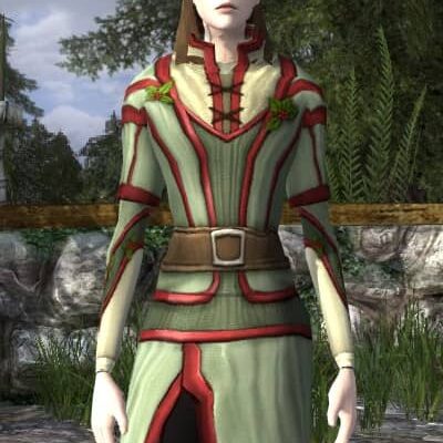 LOTRO Garments of Shire Holly - Female High Elf